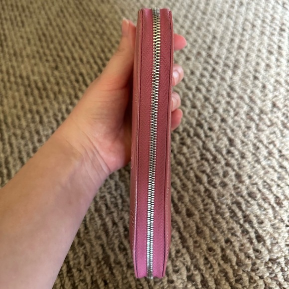 Cartier Happy Birthday Zip Wallet Pink Patent Leather - Picture 8 of 15